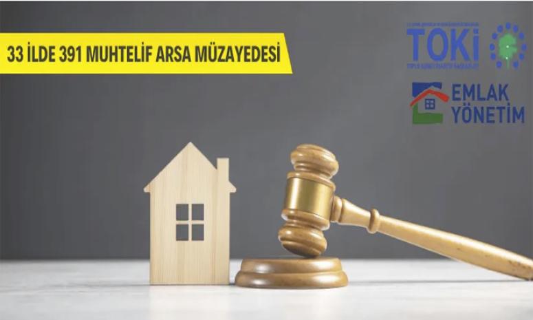 Malatya Dahil 33 İlde 391 Muhtelif Arsa Müzayedesi