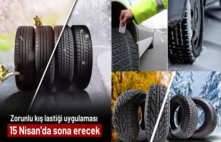 Kış Lastiği Zorunluluğu 15 Nisan Bugün  Sona Eriyor